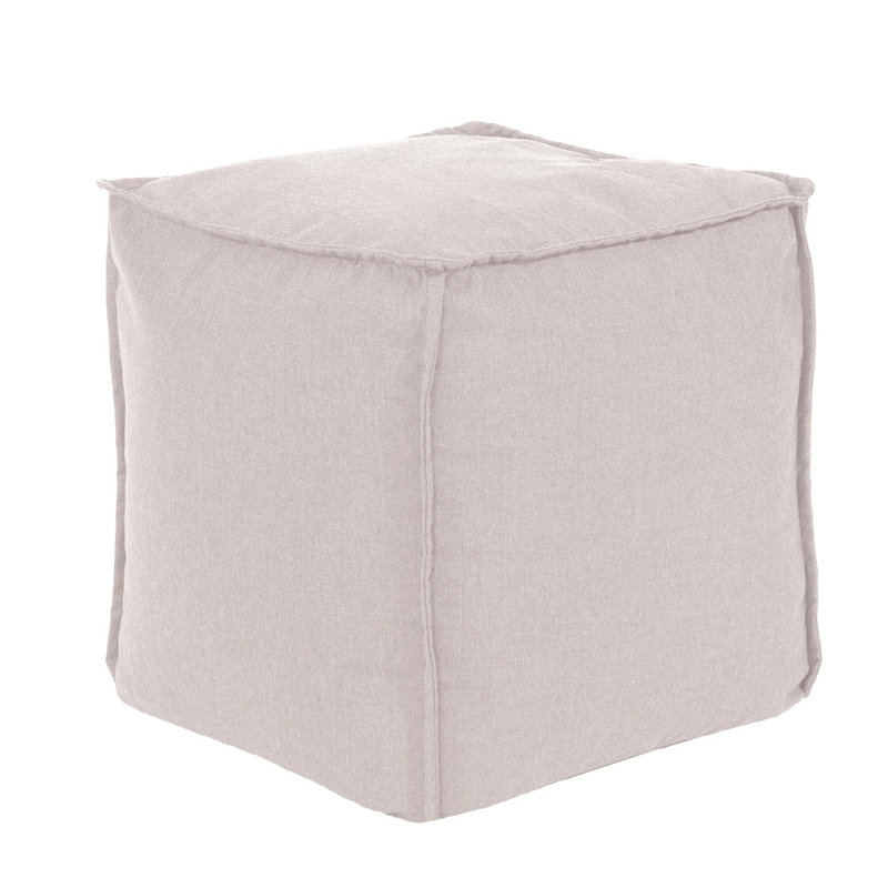 Montano Upholstered Pouf, Sand