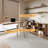 Brown L-Shaped Solid Wood Executive Desk-2123342226