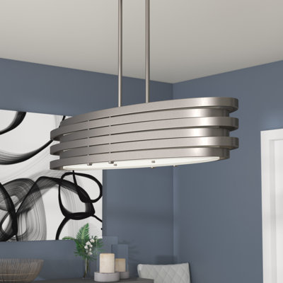 Luminaire suspendu linéaire à 3 lumières pour îlot de cuisine Abdülhalim
