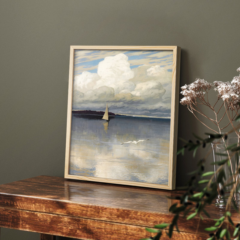 «Vintage Nautical Print XXIII», reproduction sur toile tendue, H 10 po x l 8 po, Papier encadré naturel