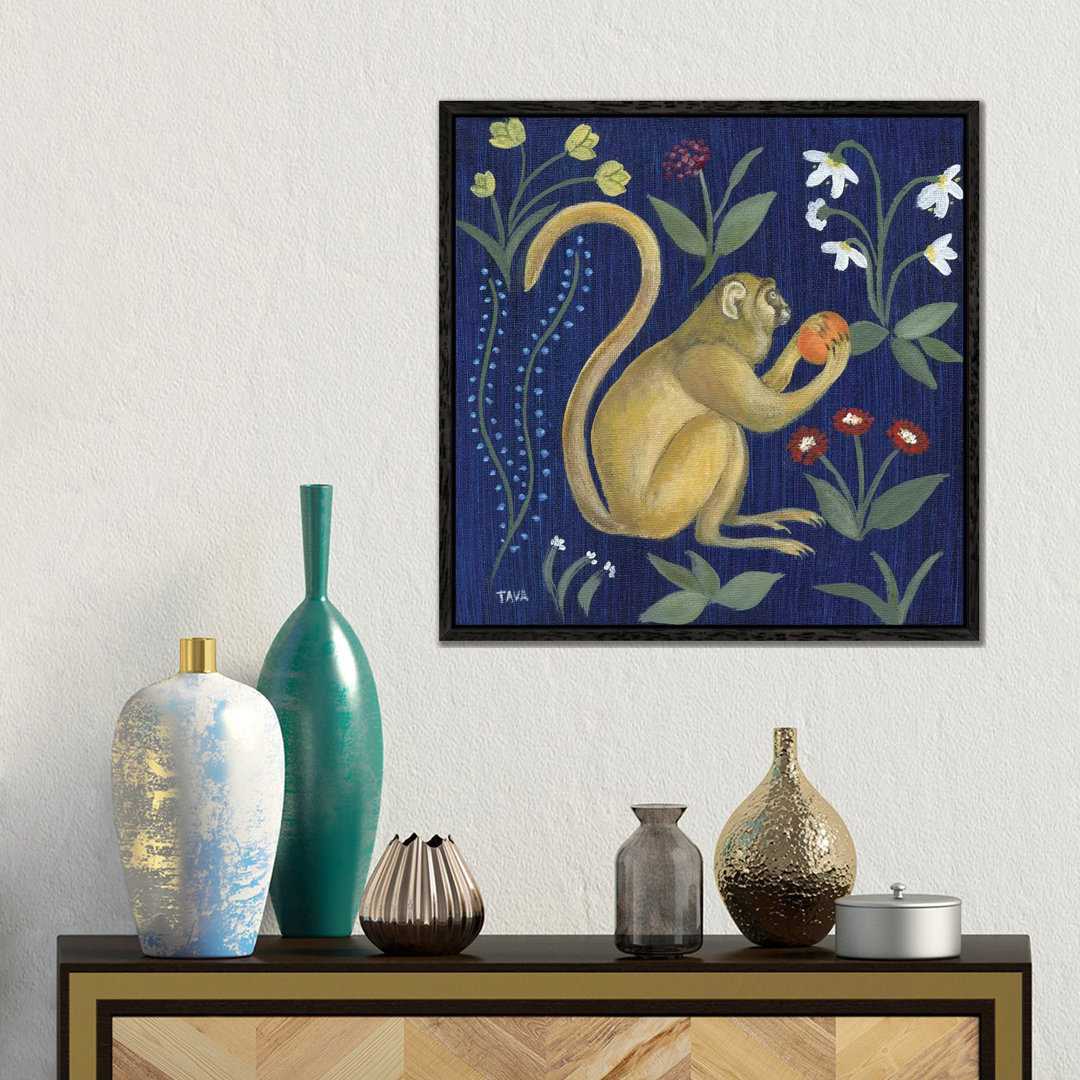 Venezia Monkey Garden I von Tava Studios - Galerie-Giclée auf Leinwand