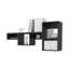 Étagère murale noire avec 5 tablettes-1597749555