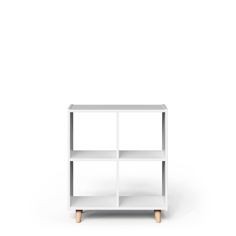 Quatre cubes, Blanc/naturel