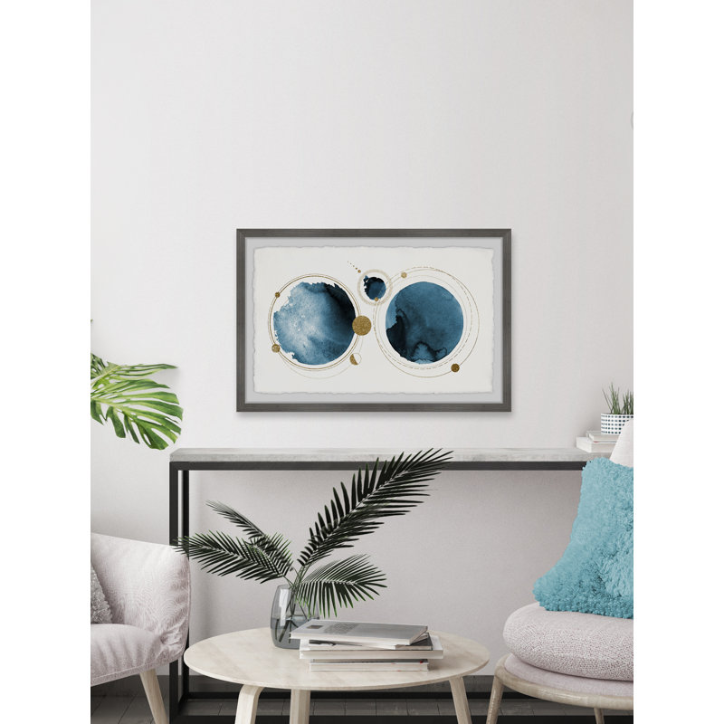 Twin Earth by Marmont Hill - Single Picture Frame Painting, 38cm H x 45cm W