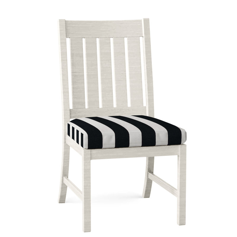 Chaise d'appoint club / croquet en aluminium - Gris ardoise, Pas de soudure, Cabana à rayures minuit, Gris ardoise
