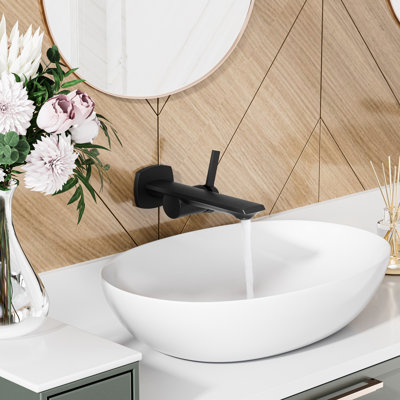 Wall Mounted Single Handle Bathroom Faucet