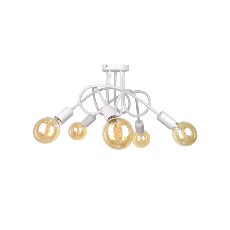 Keytesville 5 - Light Chandelier, White