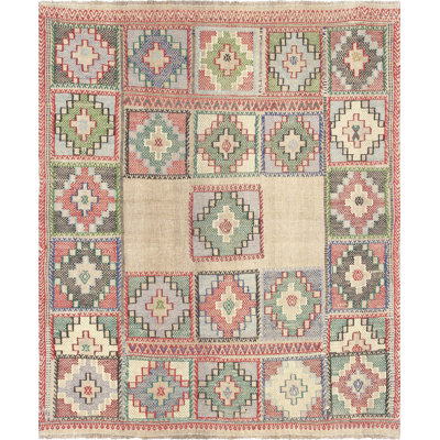 Square One-of-a-Kind 4' X 4'10 Area Rug