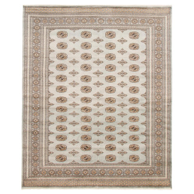 Philean One-of-a-Kind 7'11" X 9'9" New Age Wool Area Rug in Gray