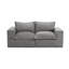 Canapé modulaire rembourré en chenille 2 pièces avec dossier rembourré 2 pièces - entièrement comprimé, aucun assemblage requis-403328403