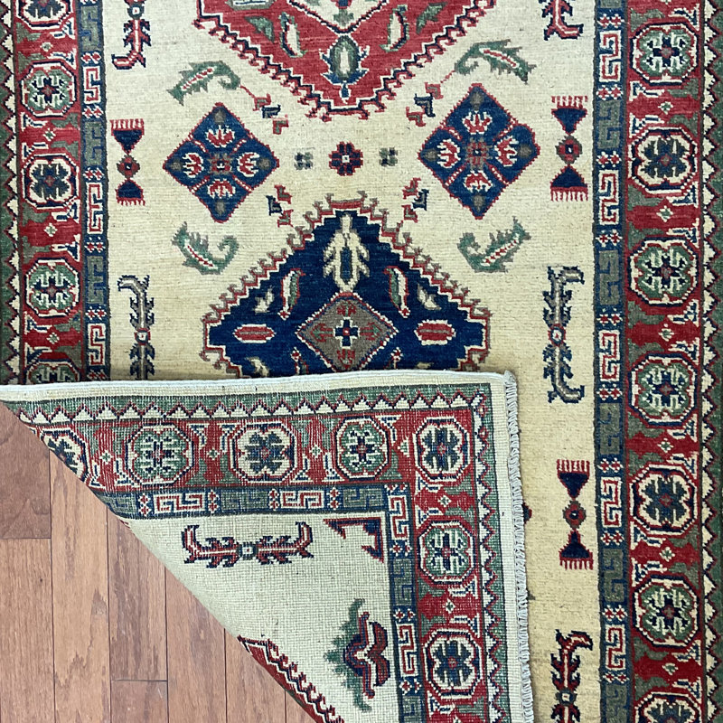  Tapis en laine fait à la main Kazak