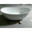 Baignoire de trempage à surface solide 65 "avec trop-plein et drain