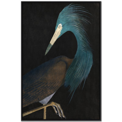 Majestic Blue Heron II Canvas Wall Art