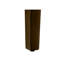 Chaise de salle à manger, hauteur 37 po, ensemble de 2, rembourrée, latérale, salle à manger, cuisine, bois massif brun, tissu brun, transitionnel