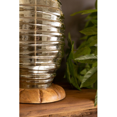  Mixed Material Table Lamp Base for Living Room and Bedroom -31"H