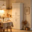 Armoire de rangement autoportante spacieuse, armoire de cuisine, grande armoire de rangement (seulement grande armoire de rangement)