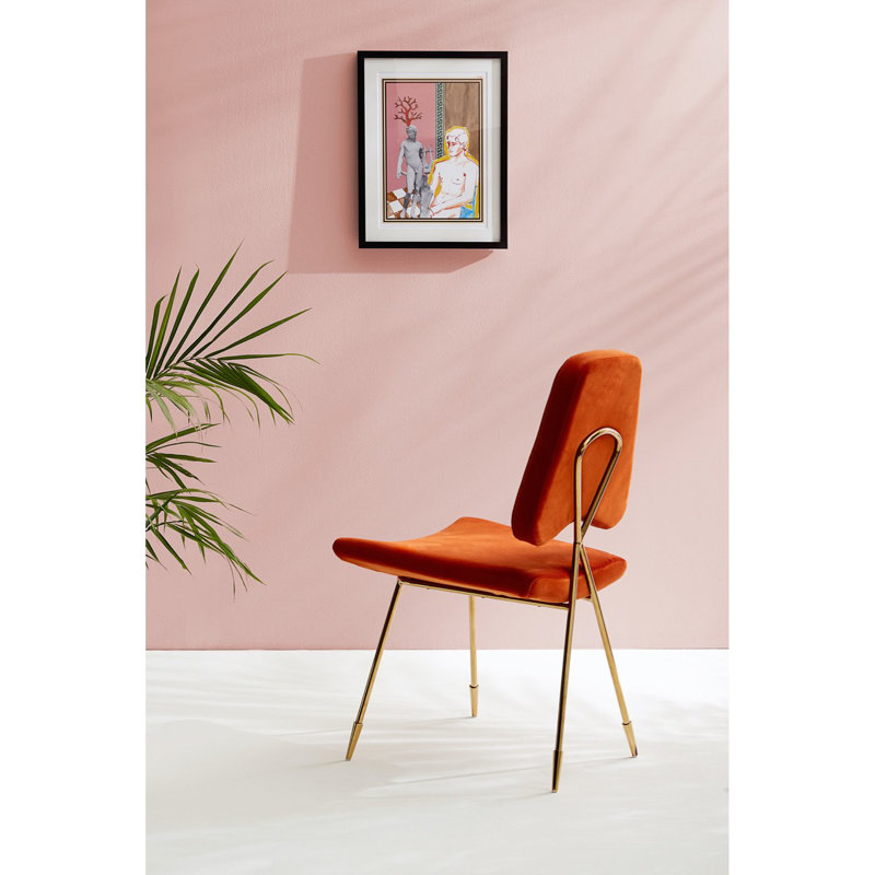 Maxime Dining Chair, 100% Cotton Rialto Charcoal