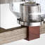 Sigurd 3 - Light Brushed Nickel Seeded Glass Vanity Light
