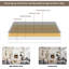 Wood Flat Wall Mirror-1239284807