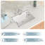 Lavabo de salle de bain encastrable 22 po x 16 po rectangulaire en céramique blanche