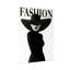 Mannequin avec chapeau noir et robe-689362023