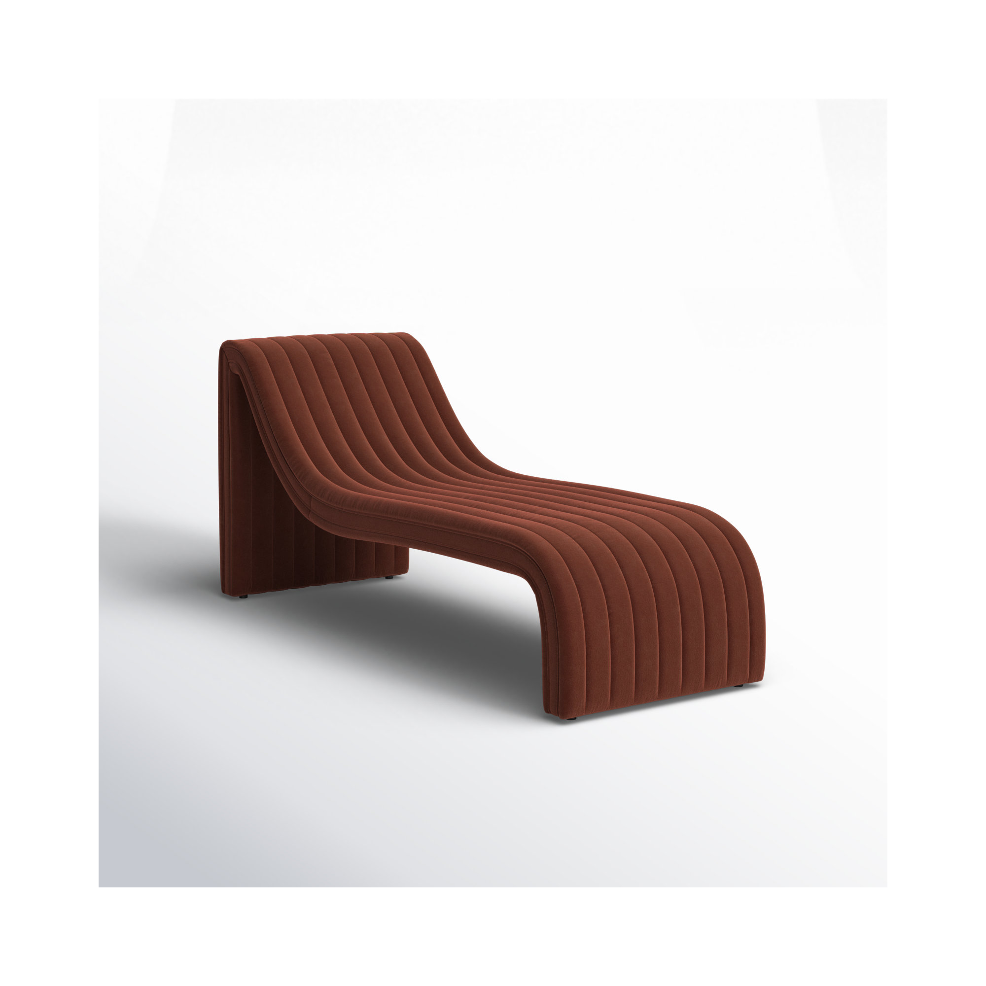 Brandt Upholstered Chaise Lounge, Surrey Auburn