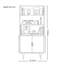 Vitrine moderne et minimaliste