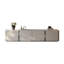 Meuble télé gris en bois manufacturé-274119889