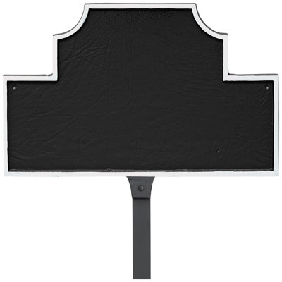 Beckford Petite Address Sign Plaque with Lawn Stake