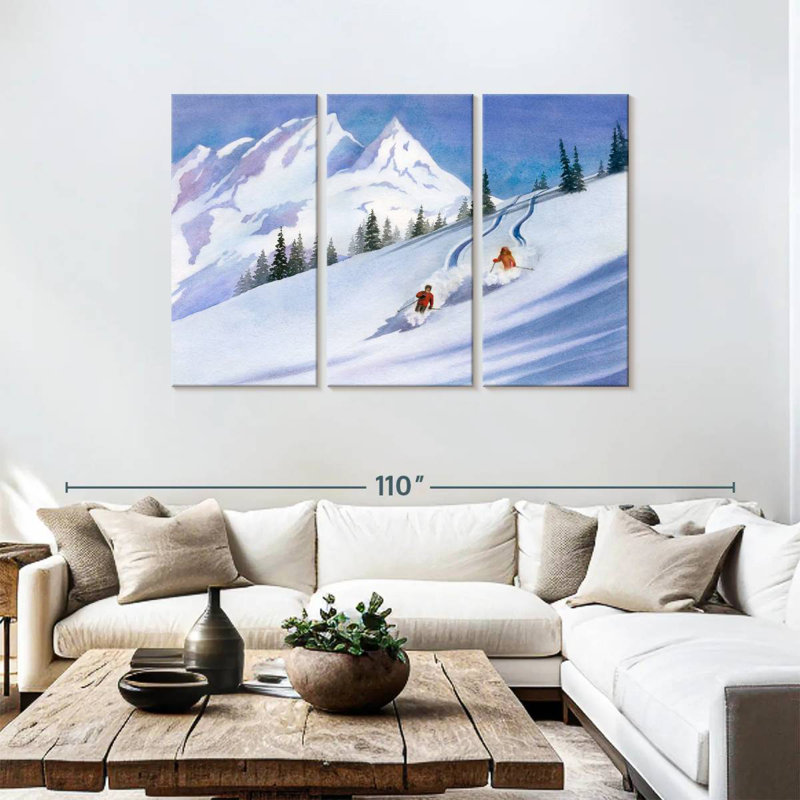 Ski rétro Sireci, H 48 po x l 74 po