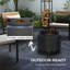 Round Iron Wood Burning Smokeless Fire Pit
