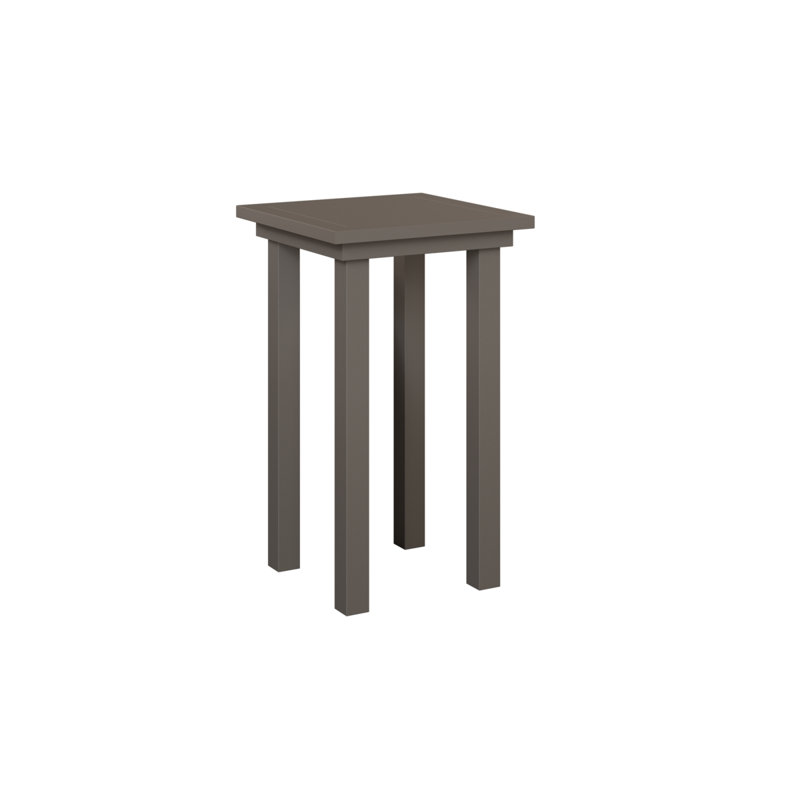 Vida End Table, Graphite