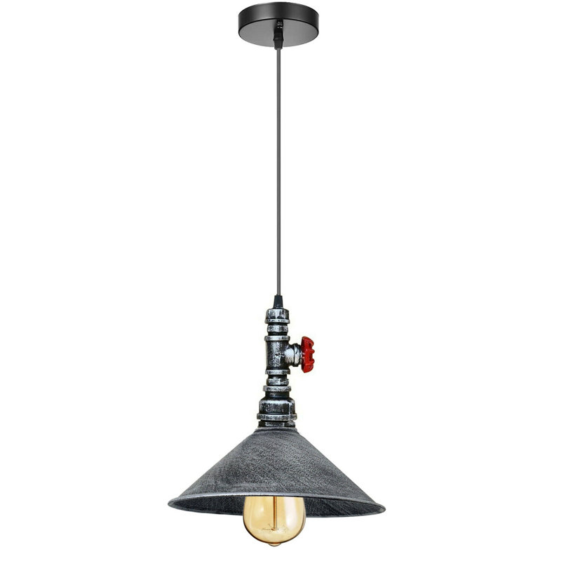 Lupton 1 - Light Cone Pendant, Brushed Silver