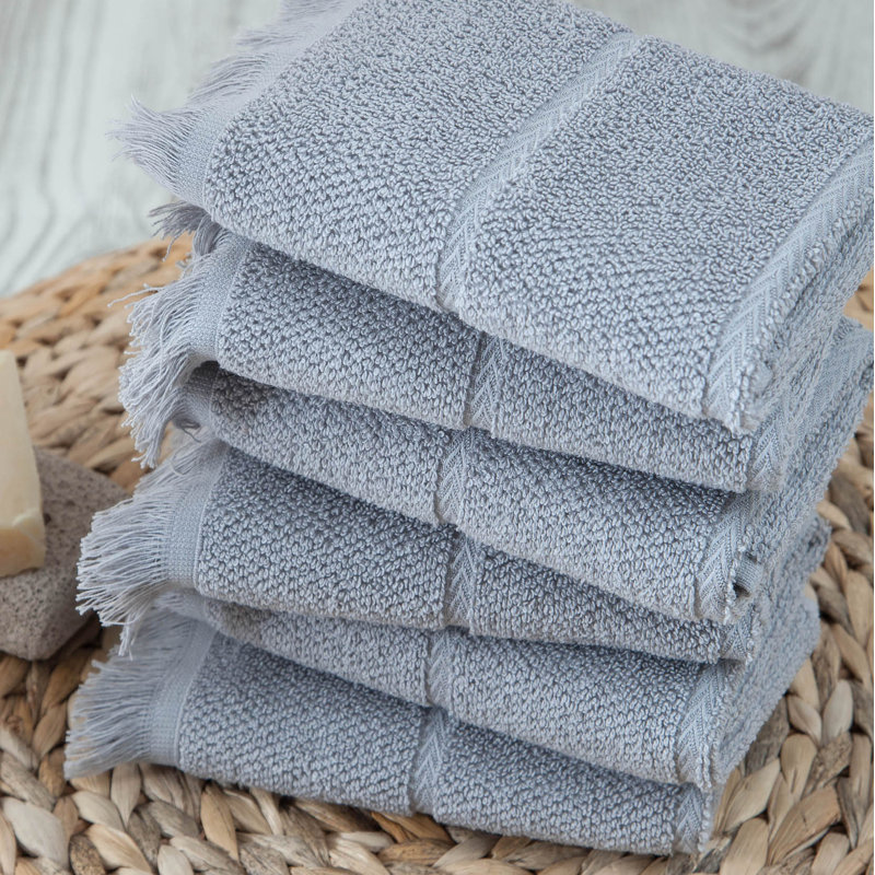 Ozkan   Midweight Washcloth, Gray