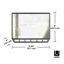 Miroir mural plat Cubiko