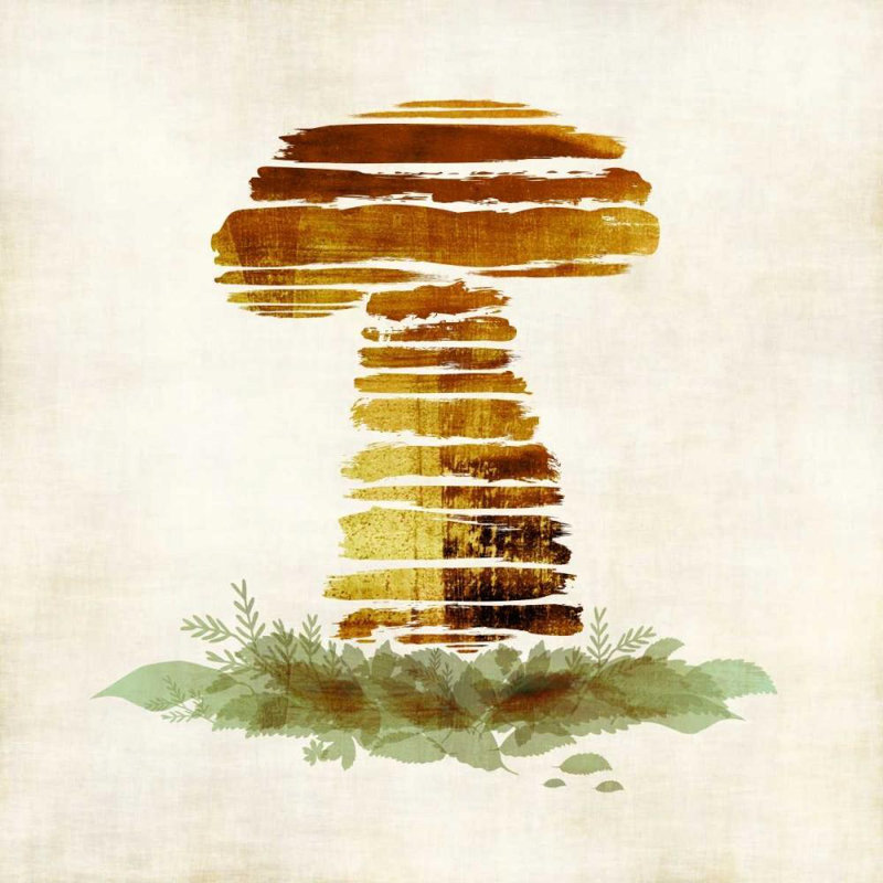 «Rosalind Wheeler Emery, Kristin», art sur toile tendue sous le titre: Champignon, H 28 po x l 28 po