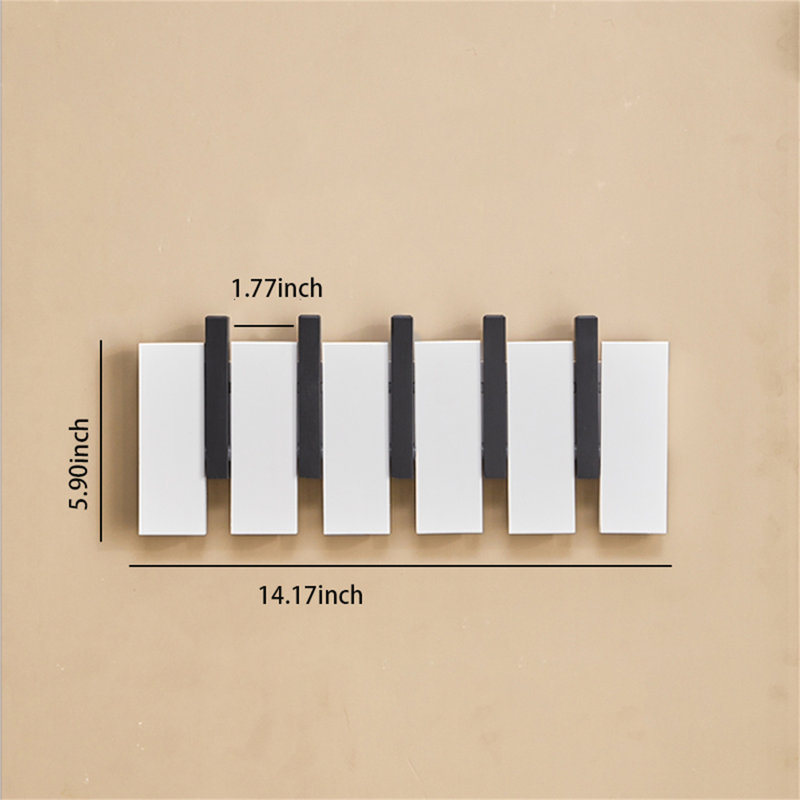 Portemanteau mural en bois massif Carrozz