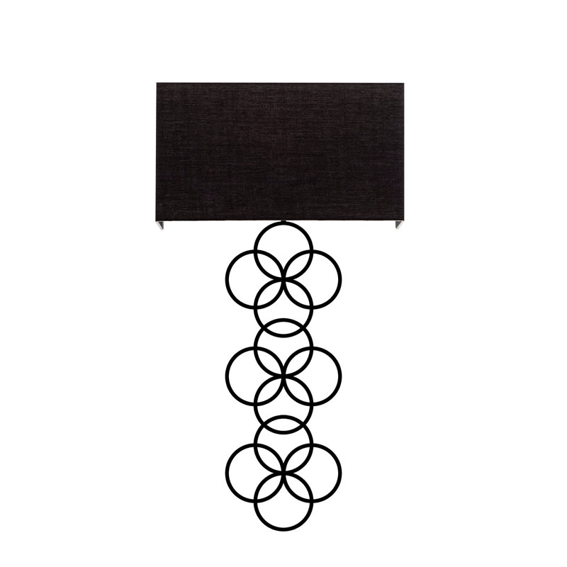 Applique murale 1 lumière Ivie, Noir