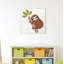 «Brown Sloth», peinture sur toile tendue-1586949652
