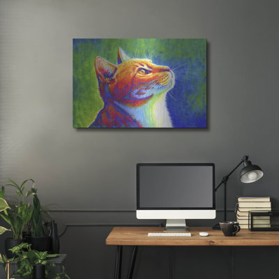 «Rainbow Cat» par Rebecca Wang Art