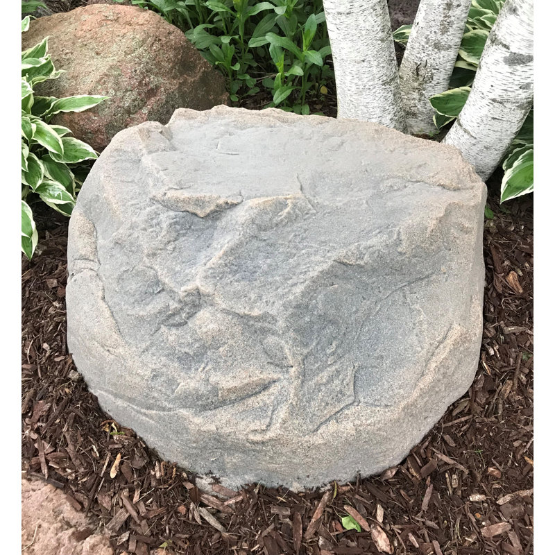 Ruggiero Plastic Abstract Garden Stone, Riverbed