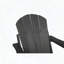 Chaise Adirondack pliante en PEHD avec porte-gobelet intégré