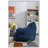 Aeri Compression Medium Adult Soft Fabric Bean Bag Chair With Foam Filled-1286753363