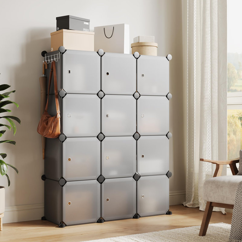 12 Pair Shoe Storage Cabinet