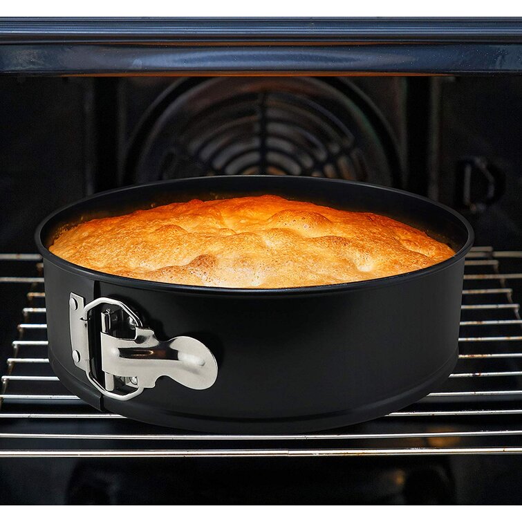 Zulay Kitchen Cheesecake Pan - 7 inch, Black
