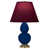 Bleu / laiton naturel antique