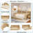 Multifunctional Wooden Daybed With Storage Shelves, Study Desk And Trundle-1583809759-1583809758