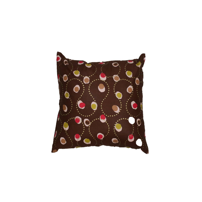 Polka Dots Reversible Throw Pillow