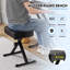 Faux Leather Upholstered Bench