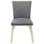 Chaise d'appoint rembourrée, ensemble de 2
